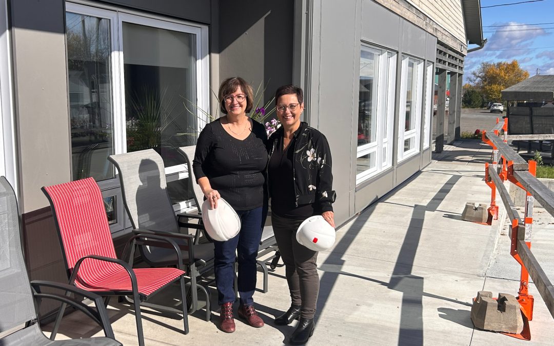 Nancy Goulet, Accélératrice de projets immobiliers communautaires en habitation collective dans la MRC Avignon pour le Groupe Ressource en Logements Collectifs